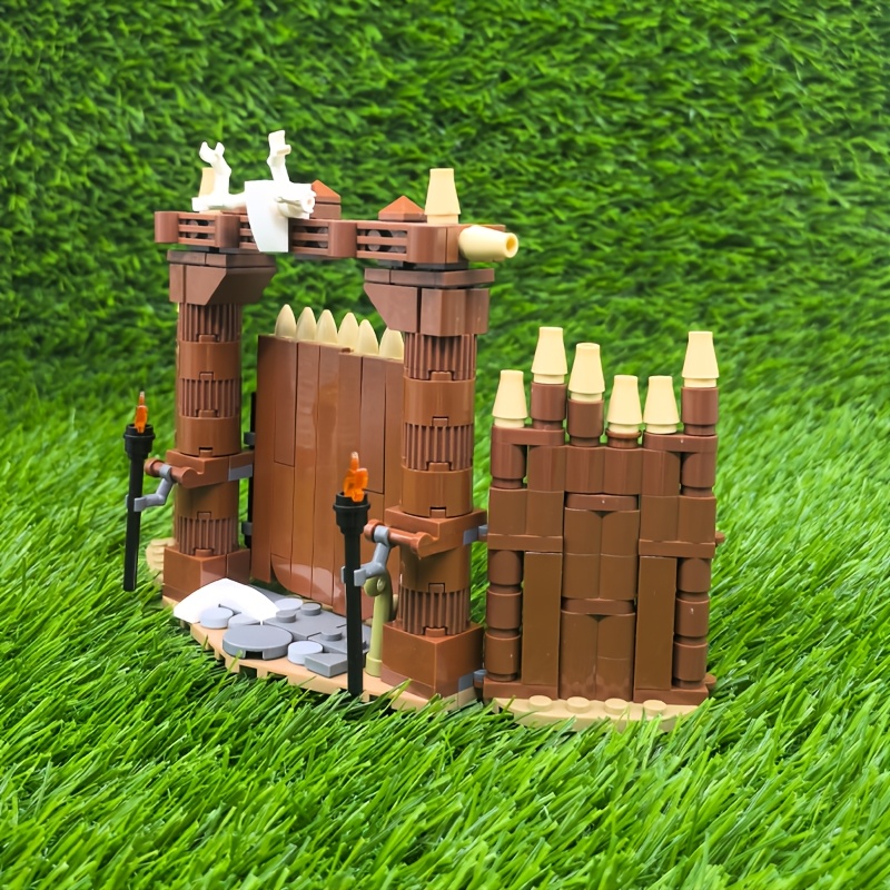 Medieval Architectural Scene Gates Building Block Set
